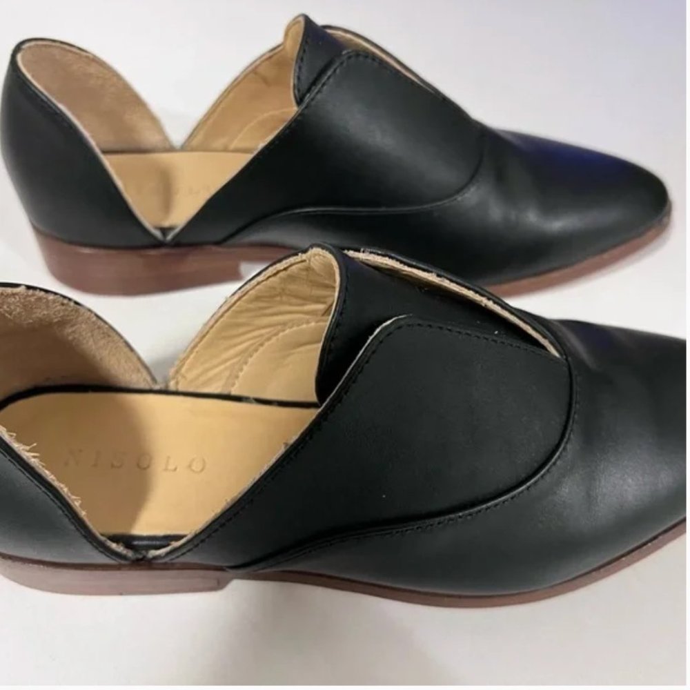 Black Nisolo Emma d'Orsay Oxford *LIKE NEW*